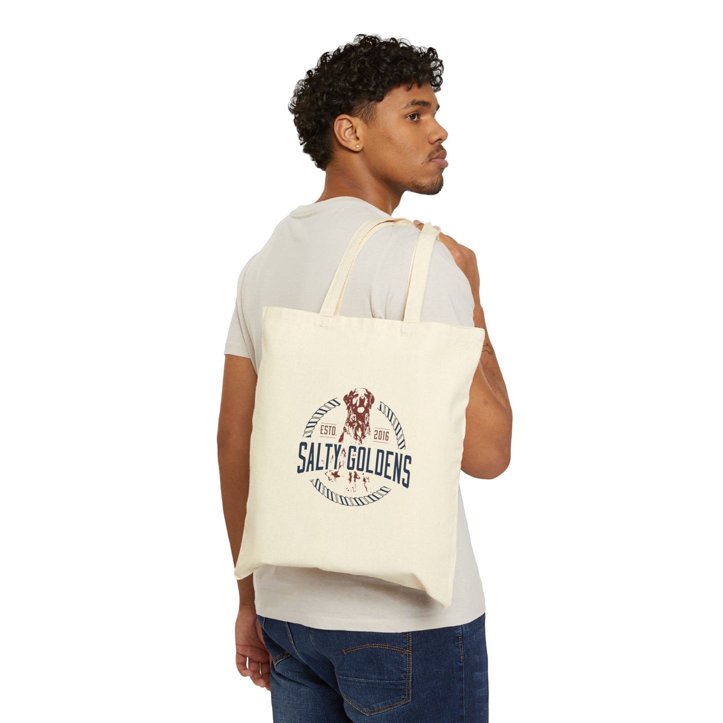 Salty Goldens Canvas Tote Bag