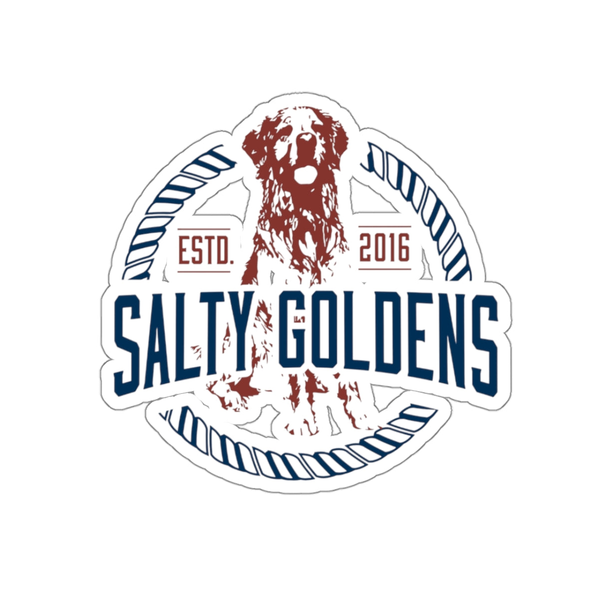 Salty Goldens Kiss-Cut Stickers