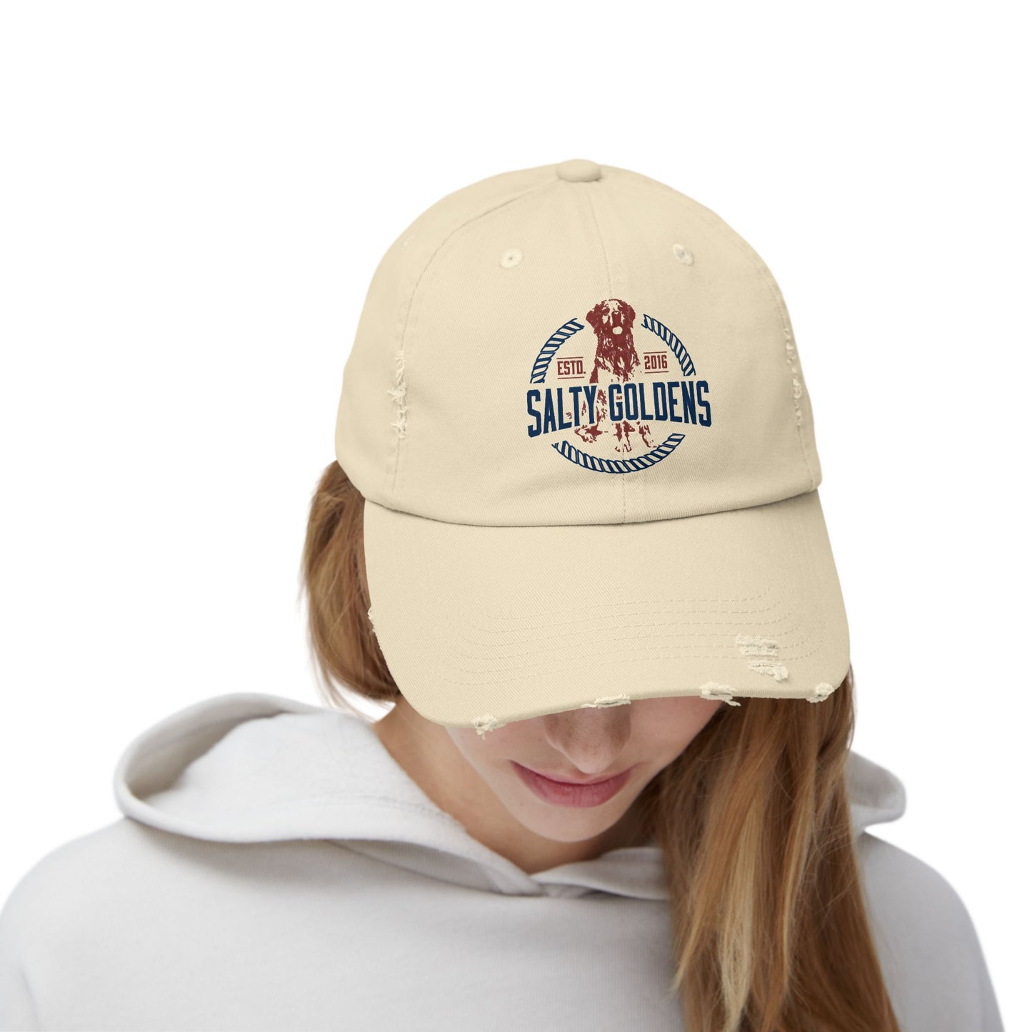 Salty Goldens Distressed Cap